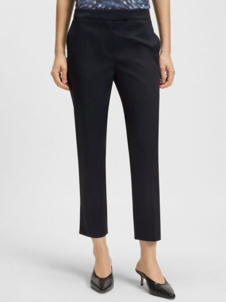 Pantalon BOSS Slim en Coton Stretch Bleu Foncé