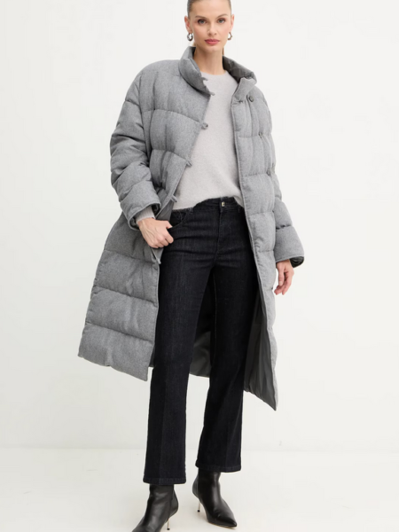 Manteau BOSS Long Gris Clair