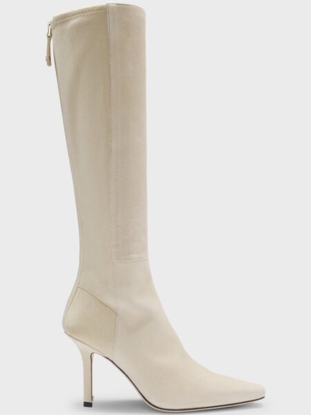 Bottines BOSS en Cuir Suédé et Cuir Beige Clair