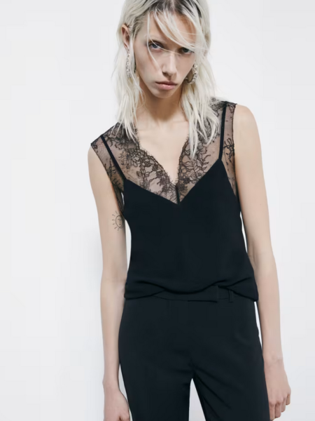 Top PATRIZIA PEPE en Dentelle Noir