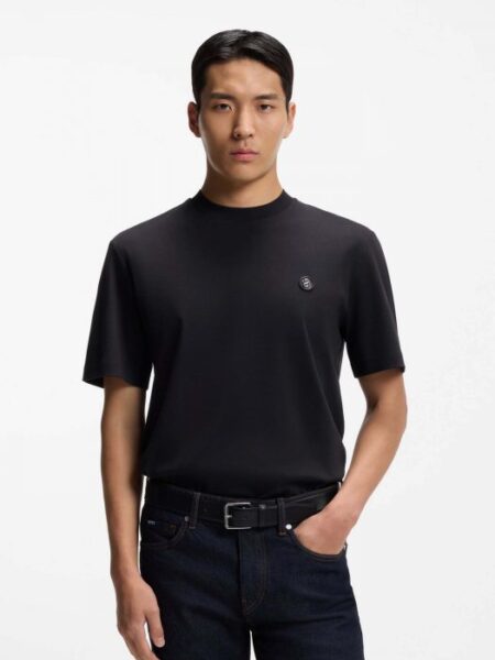T-shirt BOSS en coton bleu nuit